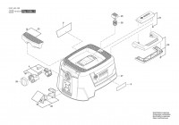 Bosch 3 601 JE5 1H0 GAS 15 PS Industrial vacuum cleaner 220 V / 017 - AR Spare Parts