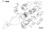 Bosch 3 603 CD7 080 YOUseries Vac Set Battery Vacuum Cleaner 3.6 V / 009 - CN Spare Parts