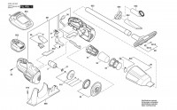 Bosch 3 603 JA0 040 PAS 18V-LI Battery Vacuum Cleaner / 027 - AU Spare Parts