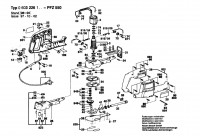 Bosch 0603226132 PFZ 550 General Purpose Saw 220 V / 004 - CH Spare Parts