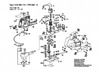 Bosch 0603226745 PFZ 550 E Diy All Purpose Saw 115 V / 030 - CA Spare Parts