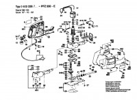 Bosch 0603226748 PFZ 550-E General Purpose Saw 220 V / 035 - FR Spare Parts