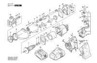 Bosch 3601F4J051 GSA 18 V-LI Cordl Reciprocating Saw 18 V / 006 - JP Spare Parts