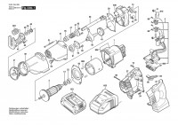 Bosch 3601F4J0D0 GSA 18 V-LI Cordl Reciprocating Saw 18 V / 063 - BR Spare Parts