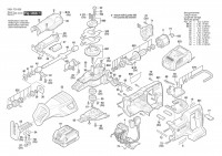 Bosch 3601FC0040 GSA 18V-28 Reciprocating saw 18 V / 027 - AU Spare Parts
