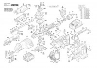 Bosch 3601FC00B0 GSA 18V-28 Reciprocating saw 18 V / 011 - KR Spare Parts