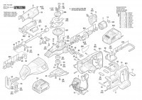 Bosch 3601FC00L0 GSA 185-LI Cordl Reciprocating Saw 18 V / 026 - AS Spare Parts