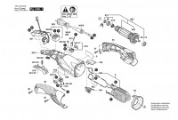 Bosch 3 601 GA3 302 GWS 18-125 SPL Angle Grinder / 001 - EU Spare Parts