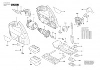 Bosch 3603CC8030 EasyCut 50 Multi-Saw 230 V / 004 - CH Spare Parts