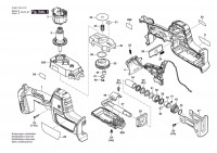 Bosch 3601FA5110 GSA18V-24 Cordl Reciprocating Saw 18 V / ---- Spare Parts