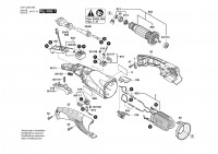 Bosch 3 601 GA5 002 GWS 18-150 L Angle Grinder / 001 - EU Spare Parts
