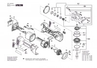 Bosch 3 601 JM6 002 GWS 18V-15 S Cordless Angle Grinder 18 V / 001 - EU Spare Parts