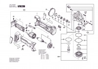 Bosch 3 601 JN9 002 GWS 18V-8 Cordless Angle Grinder 18 V / 001 - EU Spare Parts