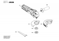 Bosch 3 603 CE2 103 UniversalGrind 8500-125 Angle Grinder 230 V / 001 - EU Spare Parts