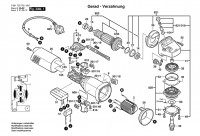 Bosch 0 601 703 708 GWS 10-125 CE Angle Grinder 230 V / 003 - EEU Spare Parts