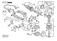 Bosch 0 601 751 008 GWS 20-180 Angle Grinder 230 V / 003 - EEU Spare Parts