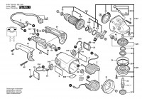 Bosch 0 601 752 008 GWS 20-230 Angle Grinder 230 V / 003 - EEU Spare Parts