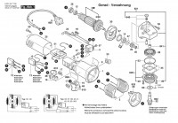 Bosch 0 601 377 764 GWS 780 C. Angle Grinder 230 V / 003 - EEU Spare Parts