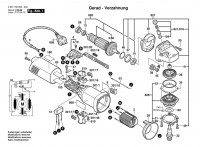 Bosch 0 601 700 008 GWS 7-115 Angle Grinder 230 V / 003 - EEU Spare Parts
