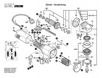 Bosch 0 601 700 908 GWS 7-115 Angle Grinder 230 V / 003 - EEU Spare Parts