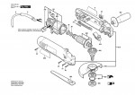 Bosch 0 603 400 008 PWS 600 Angle Grinder 230 V / 003 - EEU Spare Parts