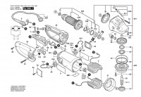 Bosch 0 601 755 008 GWS 25-180 J Angle Grinder 230 V / 003 - EEU Spare Parts