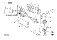 Bosch 0 603 402 905 PWS 7-115 Angle Grinder 230 V / 003 - EEU Spare Parts