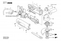 Bosch 0 603 403 008 PWS 7-125 Angle Grinder 230 V / 003 - EEU Spare Parts