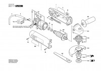 Bosch 0 603 403 903 PWS 7-125 Angle Grinder 230 V / 003 - EEU Spare Parts