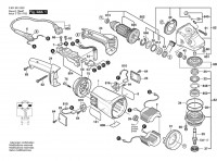 Bosch 0 601 851 G18 GWS 21-180 JHV Angle Grinder 230 V / 003 - EEU Spare Parts