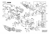 Bosch 0 601 853 G08 GWS 24-180 JBV Angle Grinder 230 V / 003 - EEU Spare Parts