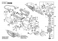 Bosch 0 601 854 878 GWS 24-230 JB Angle Grinder 230 V / 003 - EEU Spare Parts