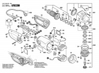 Bosch 0 601 856 908 GWS 26-230 JB Angle Grinder 230 V / 003 - EEU Spare Parts