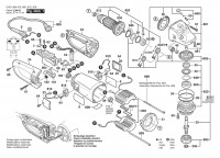Bosch 0 601 864 878 GWS 24-230 JBX Angle Grinder 230 V / 003 - EEU Spare Parts