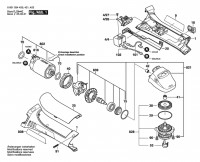 Bosch 0 601 934 421 GWS 14,4 V Cordless Angle Grinder 14.4 V / 003 - EEU Spare Parts