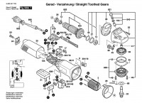 Bosch 0 603 347 708 PWS 10-125 CE Angle Grinder 230 V / 003 - EEU Spare Parts