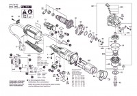 Bosch 3 601 CA6 222 GWS 12-125 P Angle Grinder / 003 - EEU Spare Parts