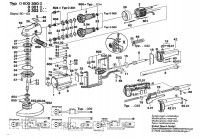 Bosch 0 600 302 050 ANGLE GRINDER Angle Grinder 220 V / 043 - IT Spare Parts