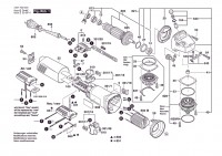 Bosch 3 601 H22 020 GWS 11-125 CI Angle Grinder 230 V / 003 - EEU Spare Parts