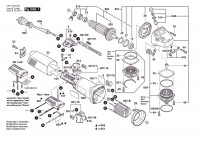 Bosch 3 601 H23 020 GWS 11-125 CIE Angle Grinder 230 V / 003 - EEU Spare Parts