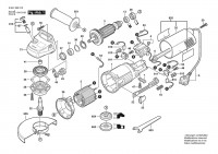 Bosch 0 601 282 017 GWS 6-115 Un-Hd Eltrn.Angle Grinder 127 V / 044 - LAM Spare Parts