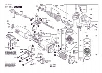Bosch 3 601 H25 020 GWS 14-125 CIE Angle Grinder 230 V / 003 - EEU Spare Parts