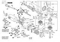 Bosch 3 601 H26 020 GWS 14-150 CI Angle Grinder 230 V / 003 - EEU Spare Parts