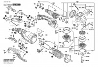 Bosch 3 601 H30 120 GWS 11-125 CIH Angle Grinder 230 V / 003 - EEU Spare Parts