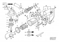 Bosch 0 601 282 019 GWS 6-115 Un-Hd Eltrn.Angle Grinder 220 V / 017 - AR Spare Parts
