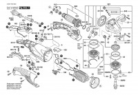 Bosch 3 601 H30 220 GWS 15-125 CIH Angle Grinder 230 V / 003 - EEU Spare Parts
