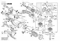 Bosch 3 601 H30 420 GWS 15-125 CITH Angle Grinder 230 V / 003 - EEU Spare Parts