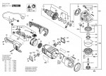 Bosch 3 601 HC2 301 GWS 24-180 JZ Angle Grinder 230 V / 003 - EEU Spare Parts
