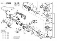 Bosch 3 601 HC2 301 GWS 24-180 JZ Angle Grinder 230 V / 003 - EEU Spare Parts