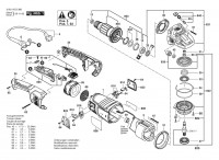 Bosch 3 601 HC3 301 GWS 24-230 JZ Angle Grinder 230 V / 003 - EEU Spare Parts